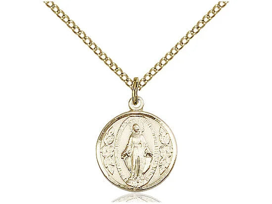 Round Miraculous Medal