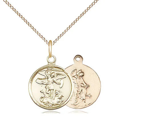 Dainty St. Michael Necklace B