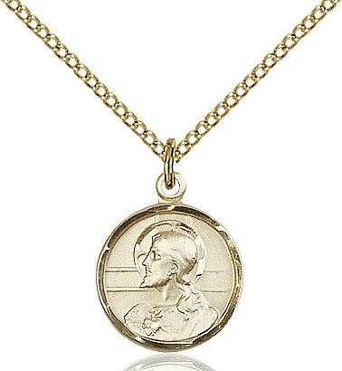 Dainty Round Scapular Necklace