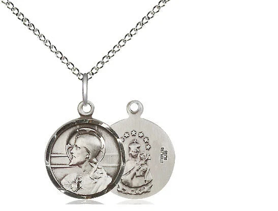 Dainty Round Scapular Necklace