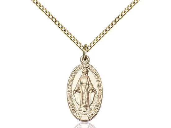 Narrow Miraculous Medal