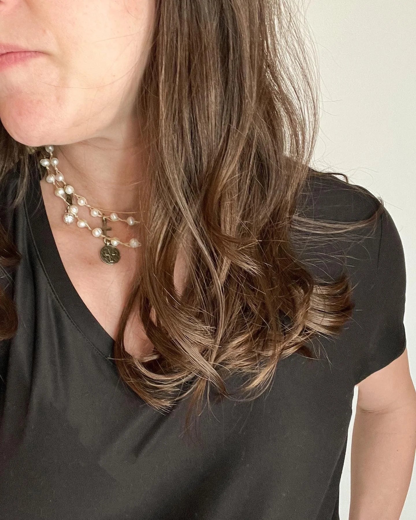 Hand-Knotted Beaded Wrap Chain