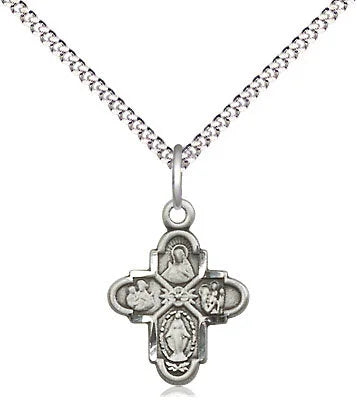 Dainty 4-Way Crucifix Necklace B