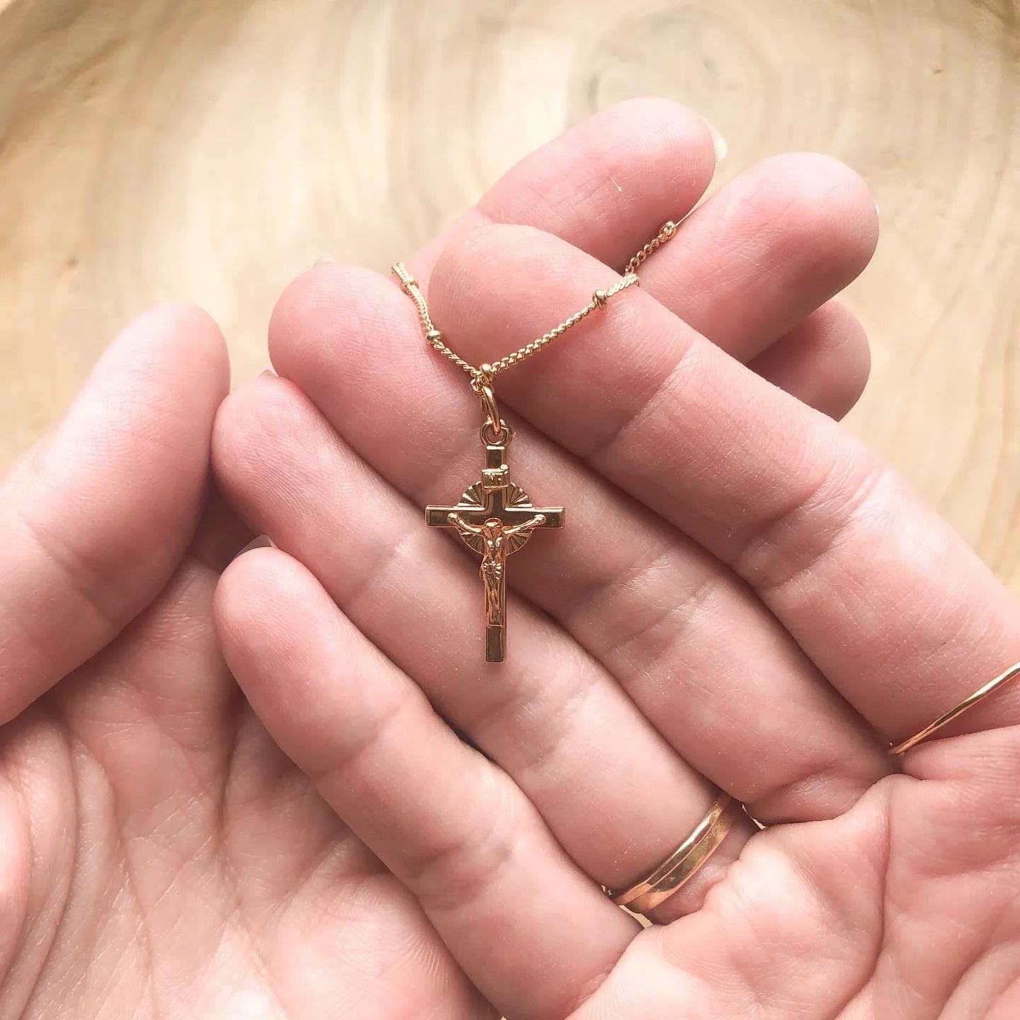 Radiant Crucifix Necklace