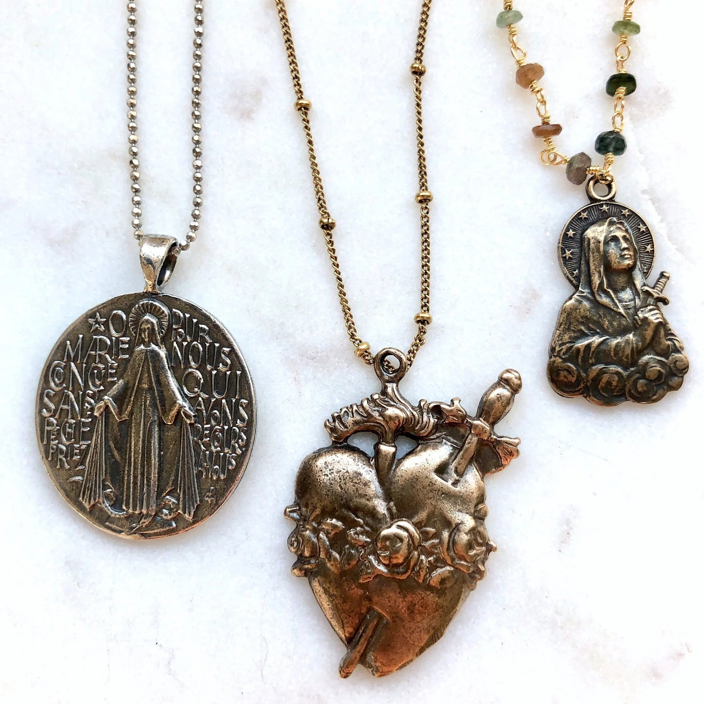 Immaculate Heart of Mary Necklace