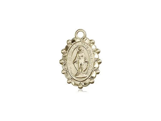 Scalloped Miraculous Medal