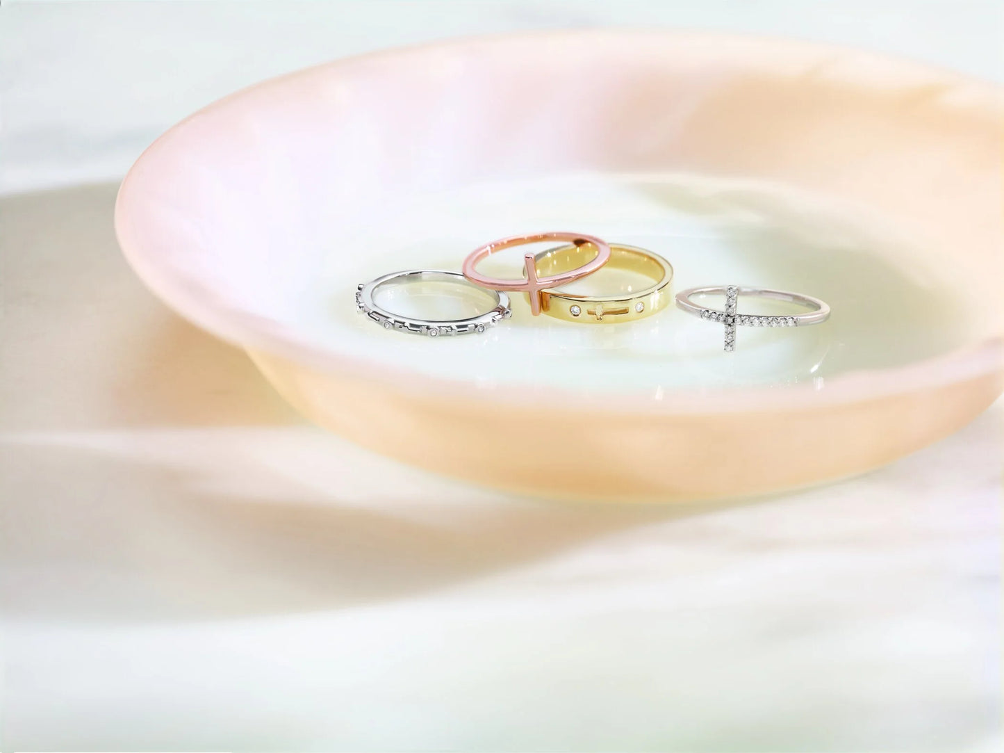 Jesus I Trust in You Ring - Sterling Silver