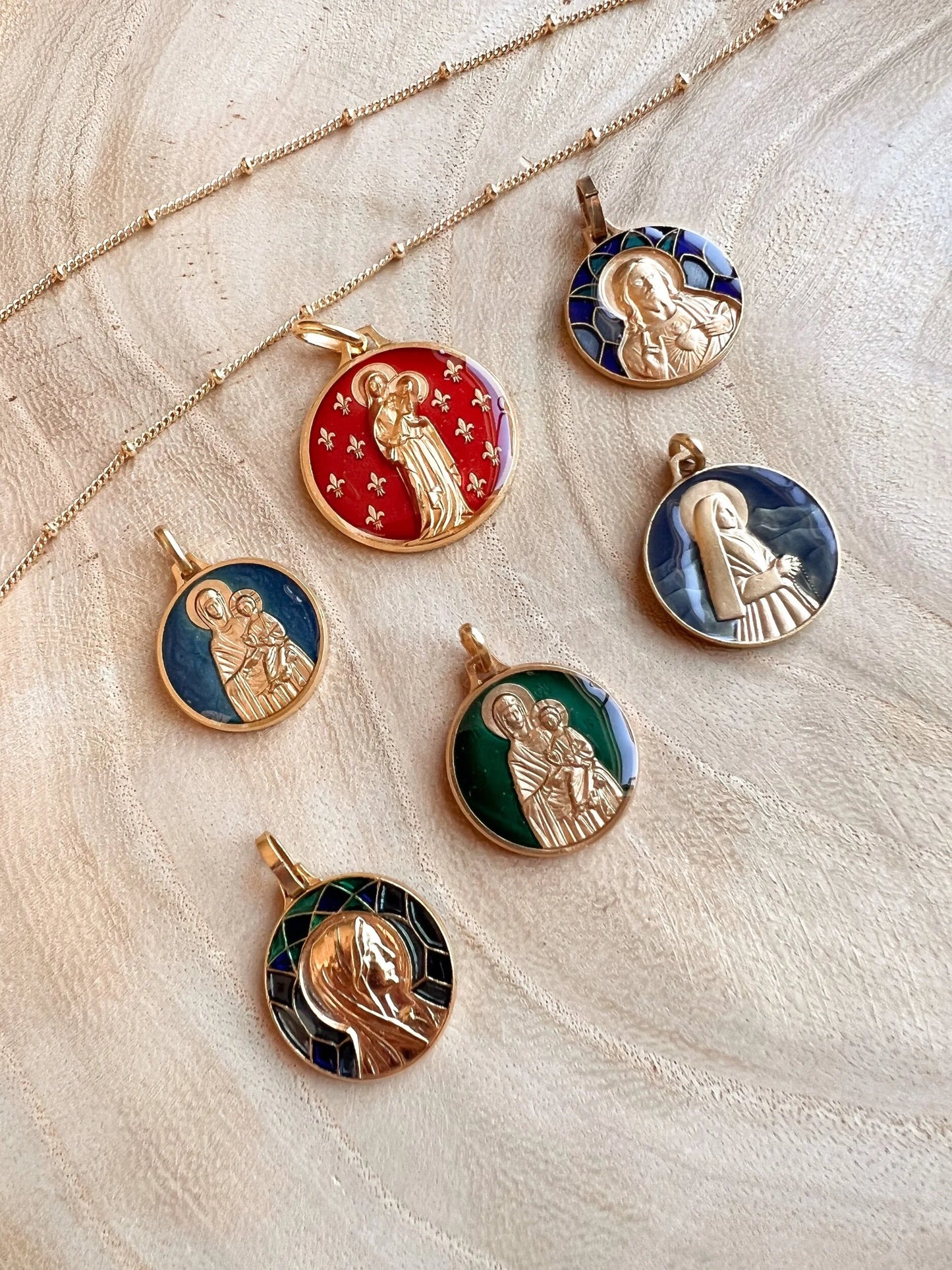 Stunning Stained Glass Necklace