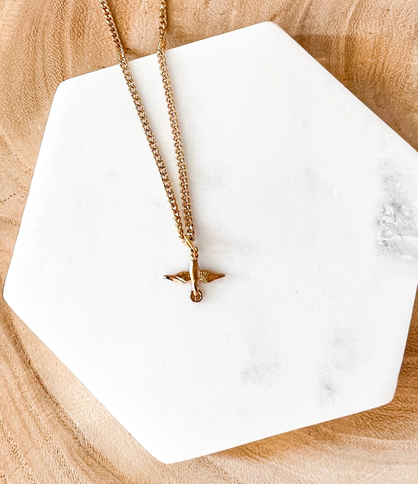 Holy Spirit with Eucharist Necklace
