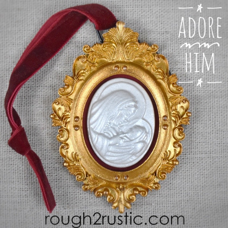 Gold Framed Intaglio Ornaments