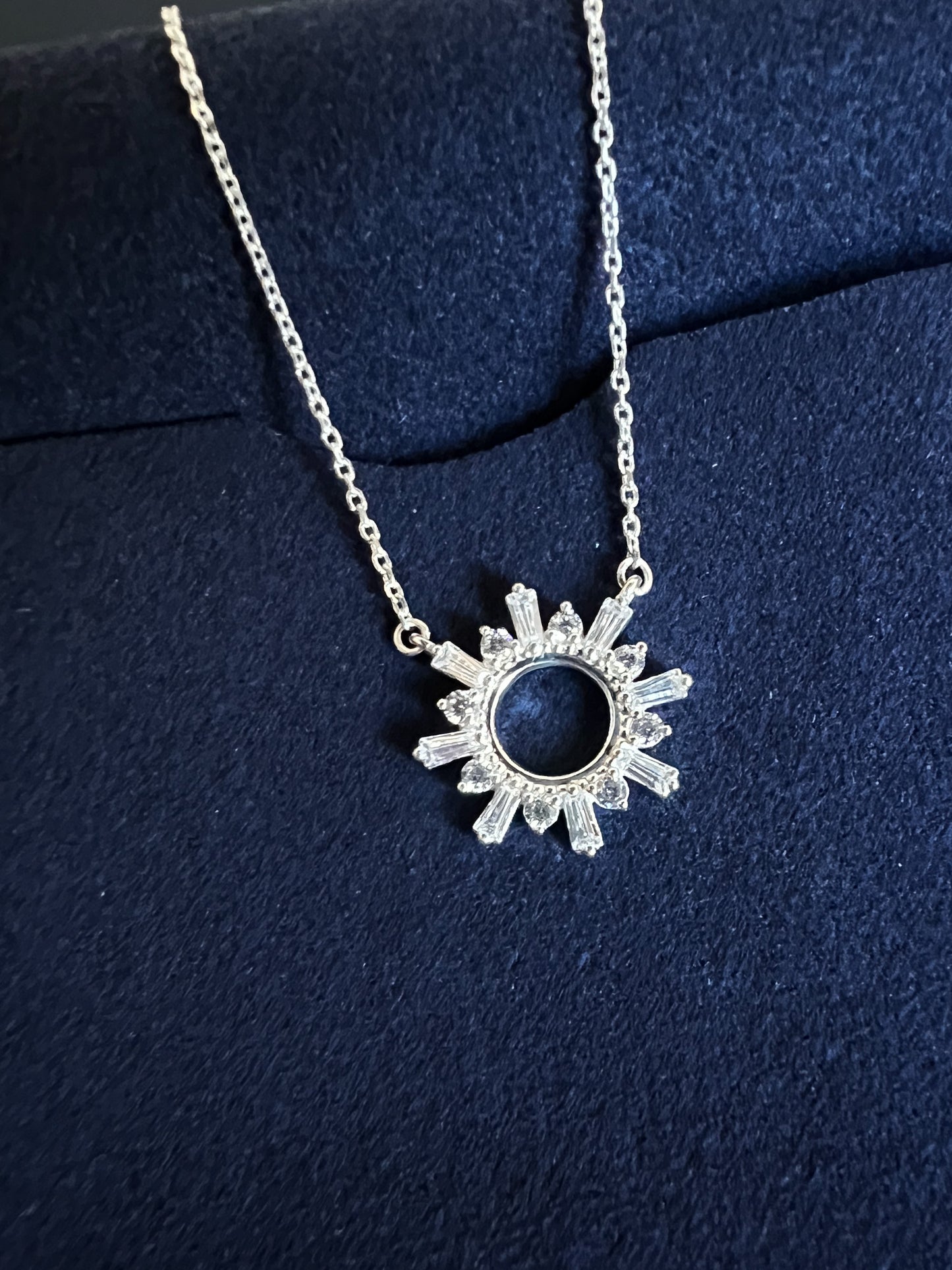 Diamond Monstrance-Inspired Necklace