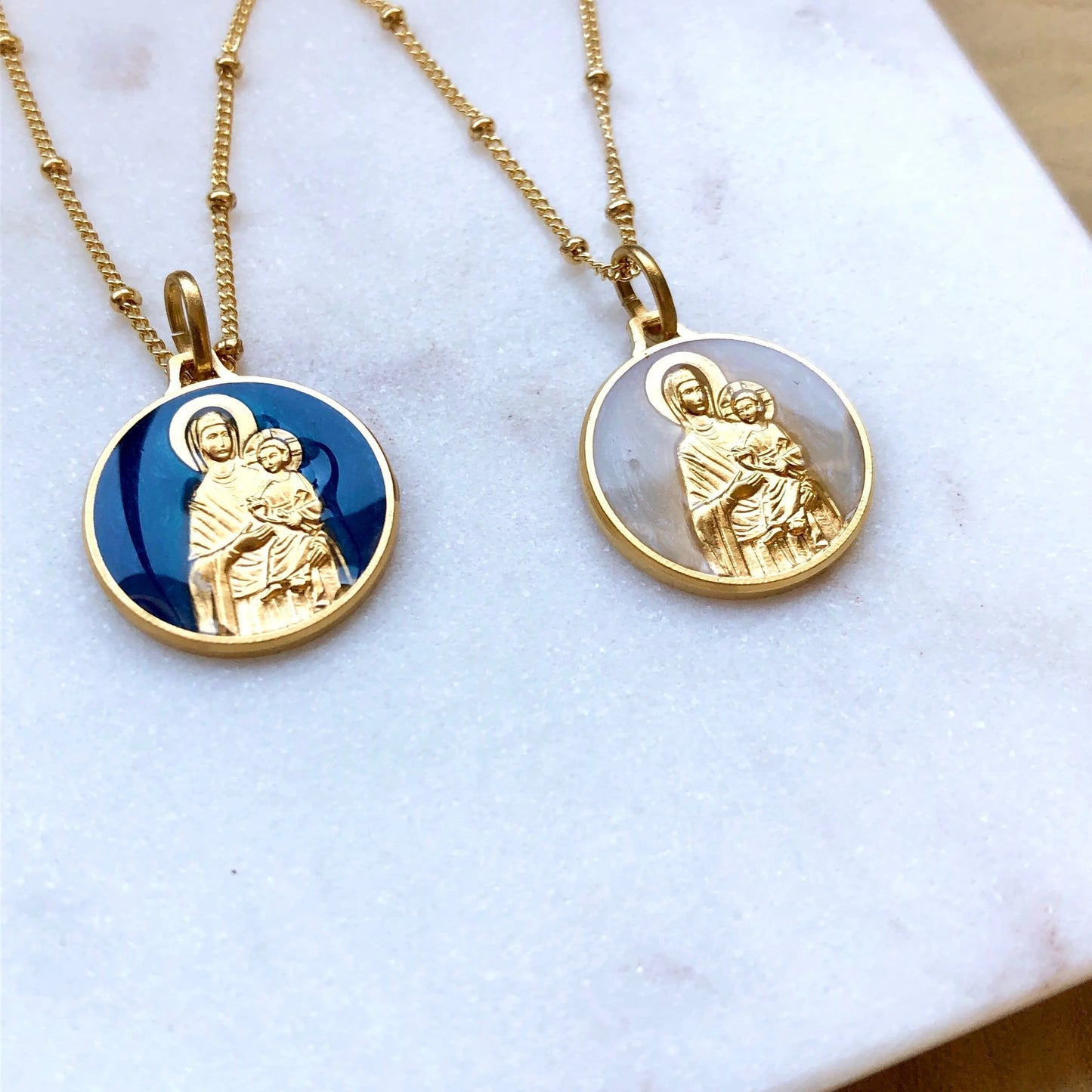 Byzantine Madonna and Child Necklace