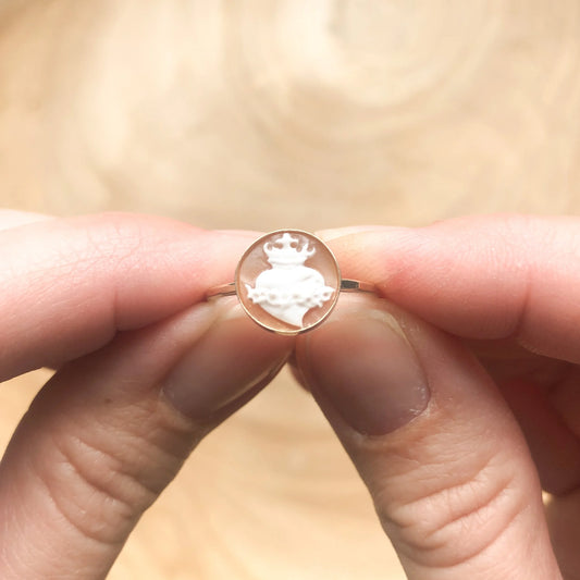 Sacred Heart of Jesus Cameo Ring