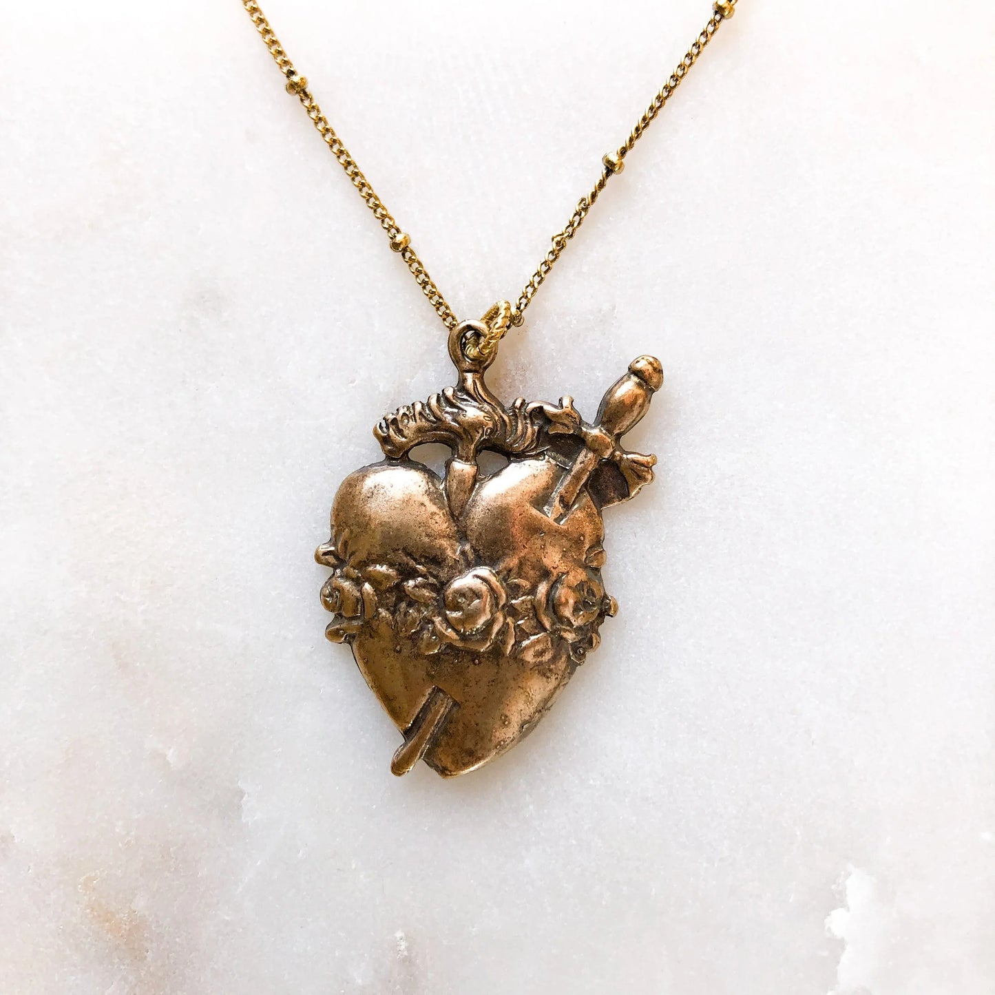Immaculate Heart of Mary Necklace