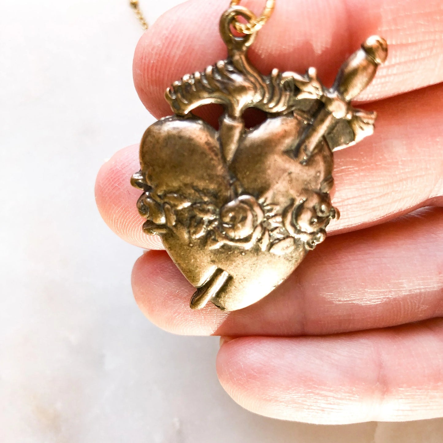Immaculate Heart of Mary Necklace