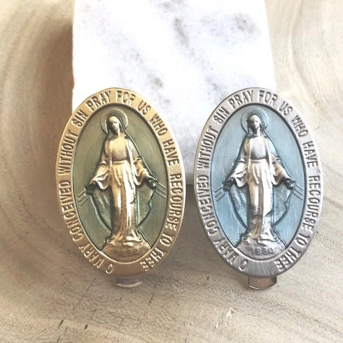 Miraculous Medal Visor clip