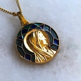 Stunning Stained Glass Necklace