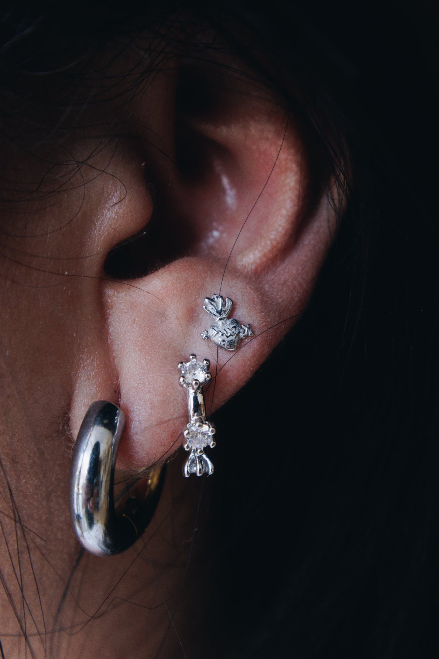 Sacred Heart of Jesus Stud Earrings