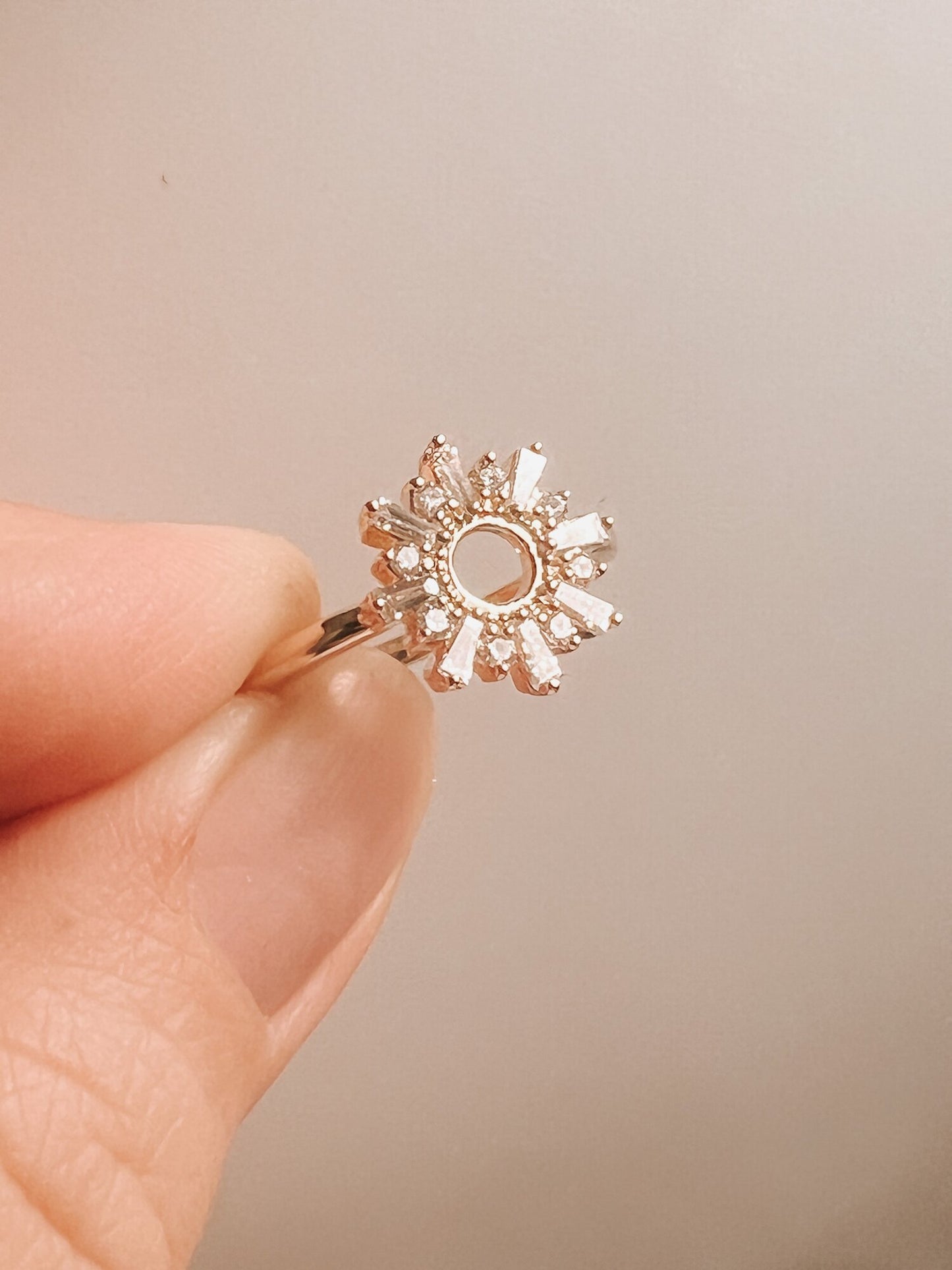 Sterling Silver Monstrance-Inspired Ring