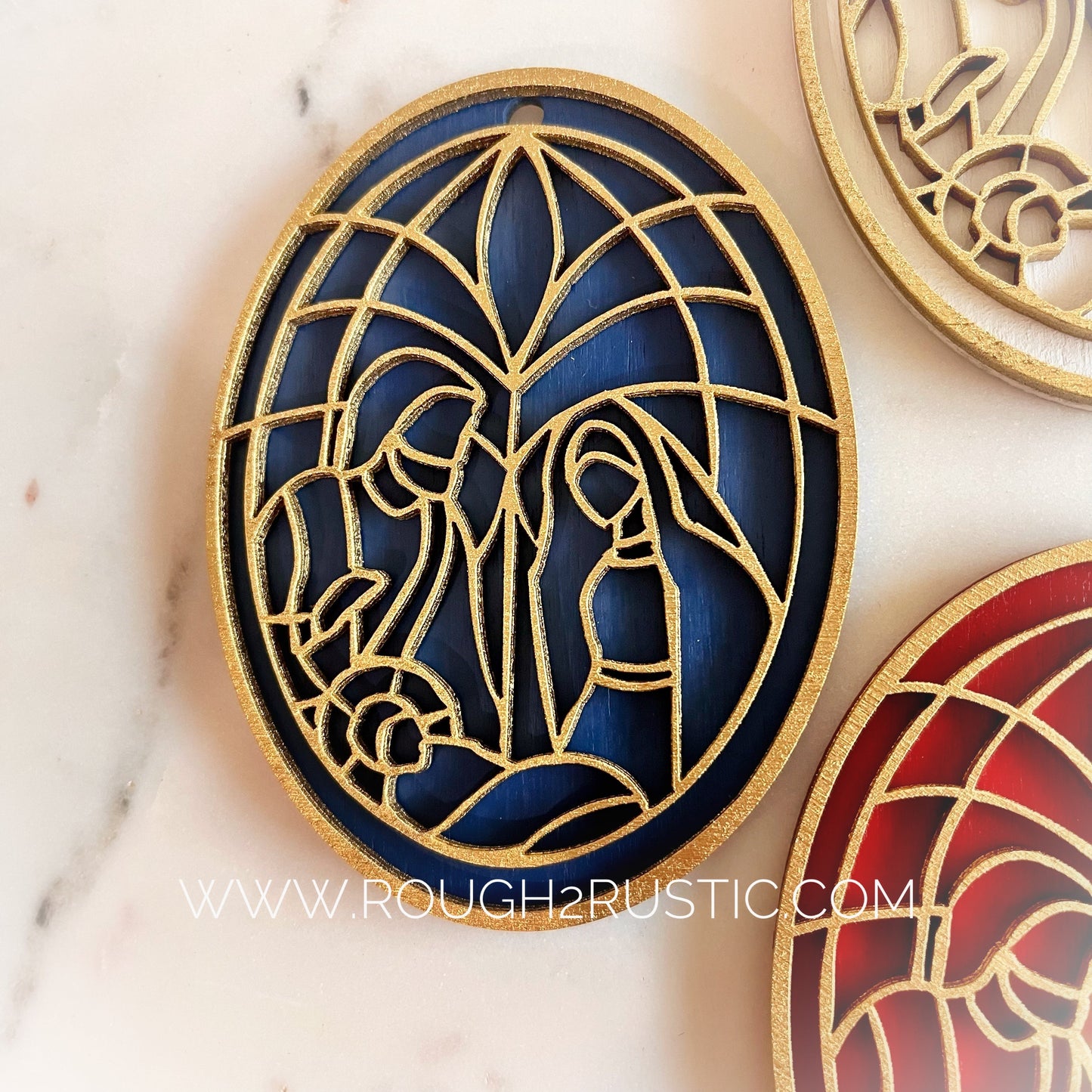 Holy Family Ornament Set