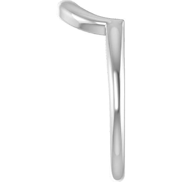 Crescent Wedding Band