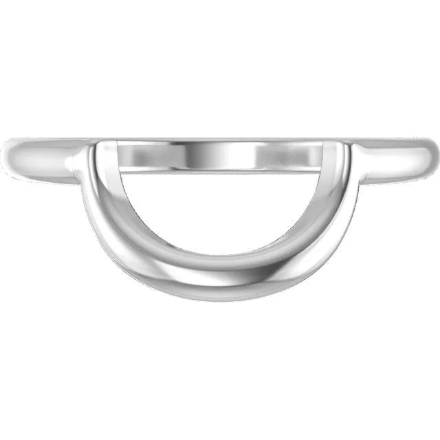 Crescent Wedding Band