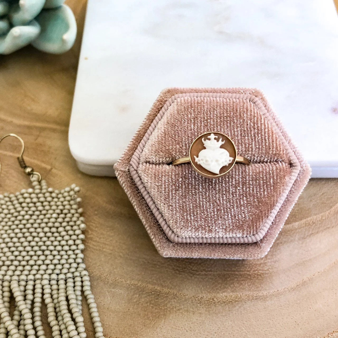 Sacred Heart of Jesus Cameo Ring