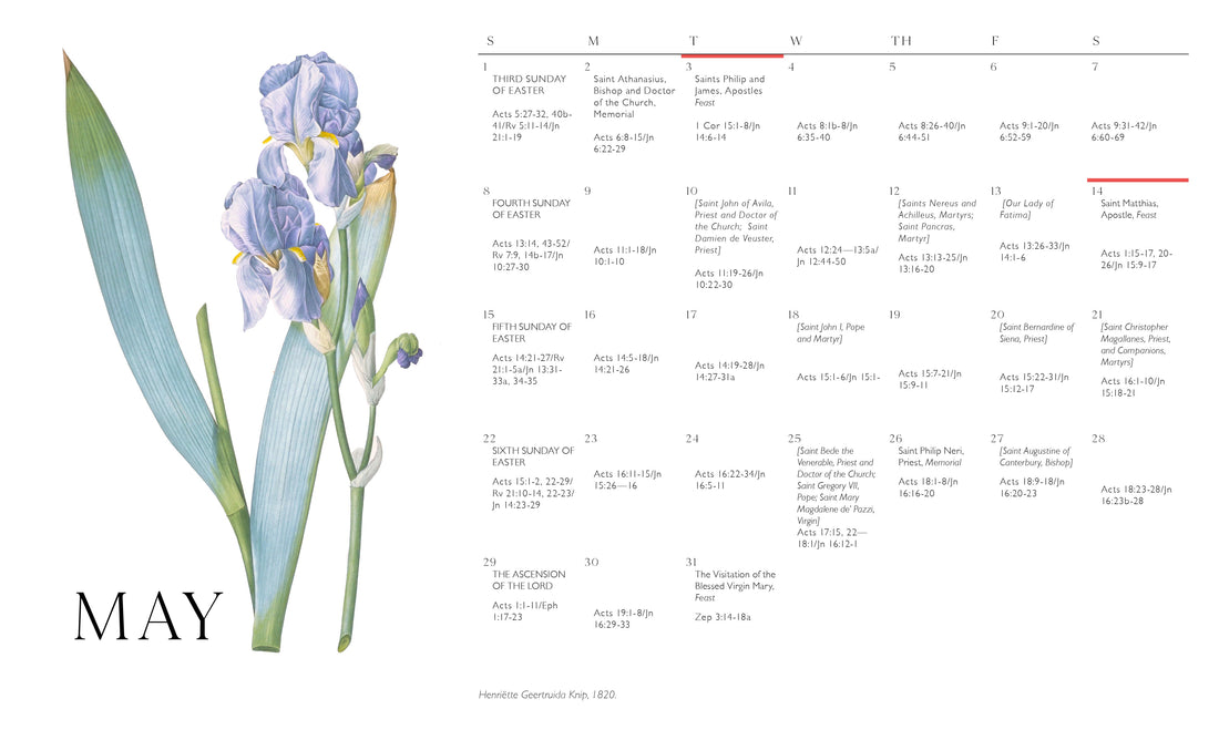 May Liturgical Calendar