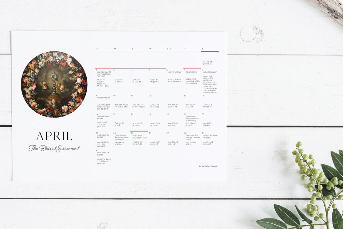 April 2023 Liturgical Calendar