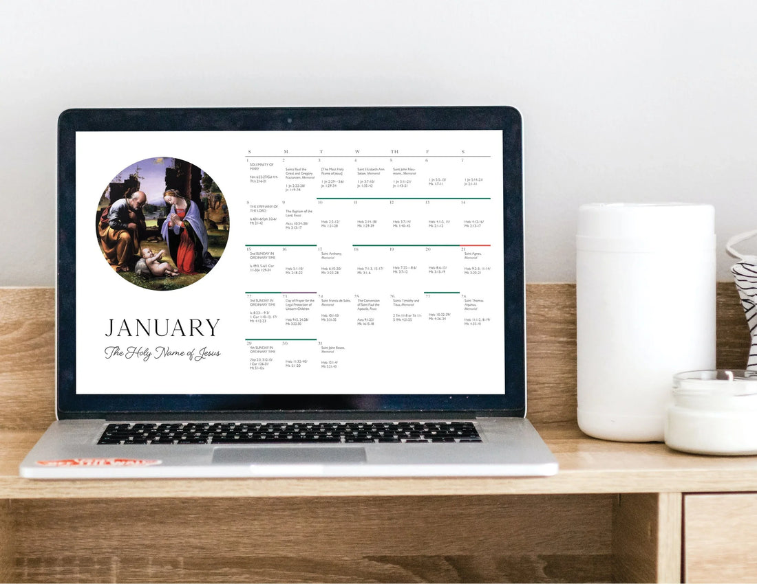 UPDATED: JANUARY LITURGICAL CALENDAR