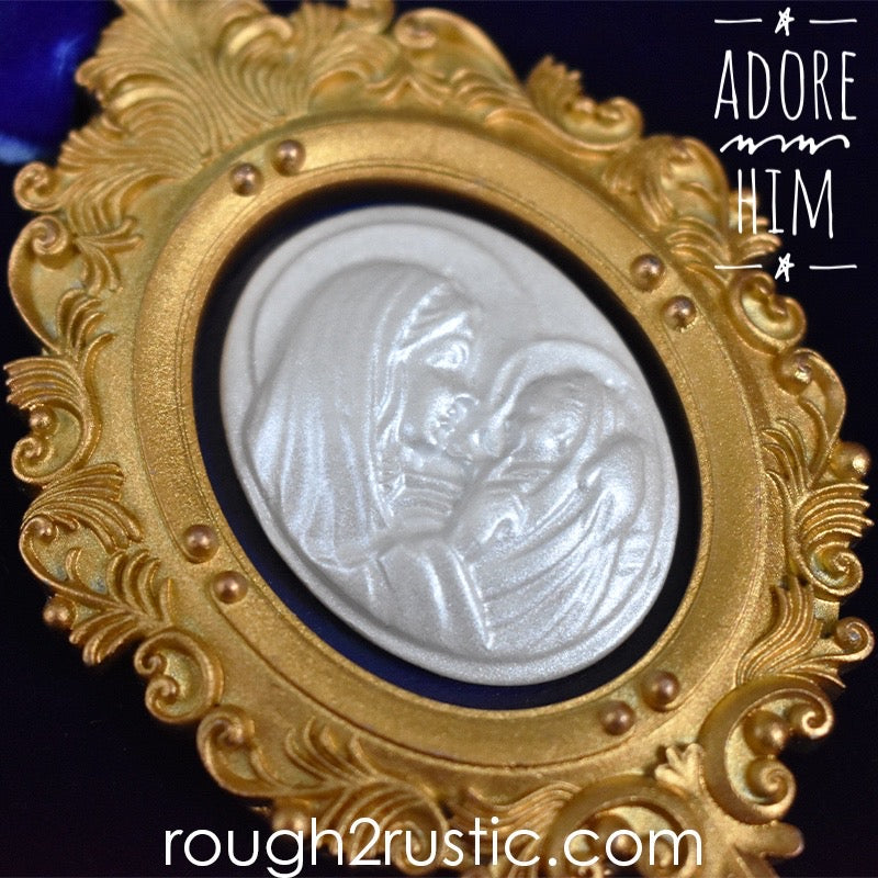 Gold Framed Intaglio Ornaments