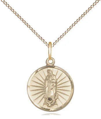 Dainty Our Lady of Guadalupe Necklace B