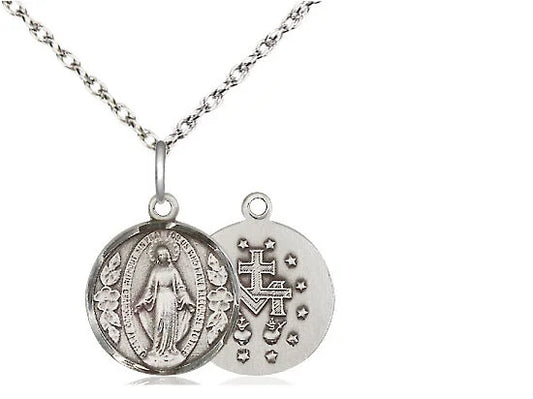 Round Miraculous Medal