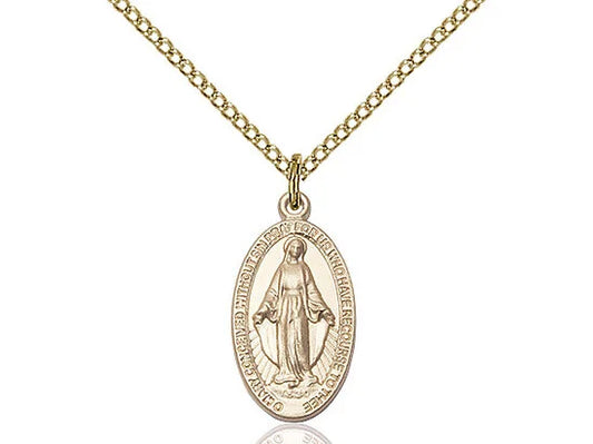 Narrow Miraculous Medal