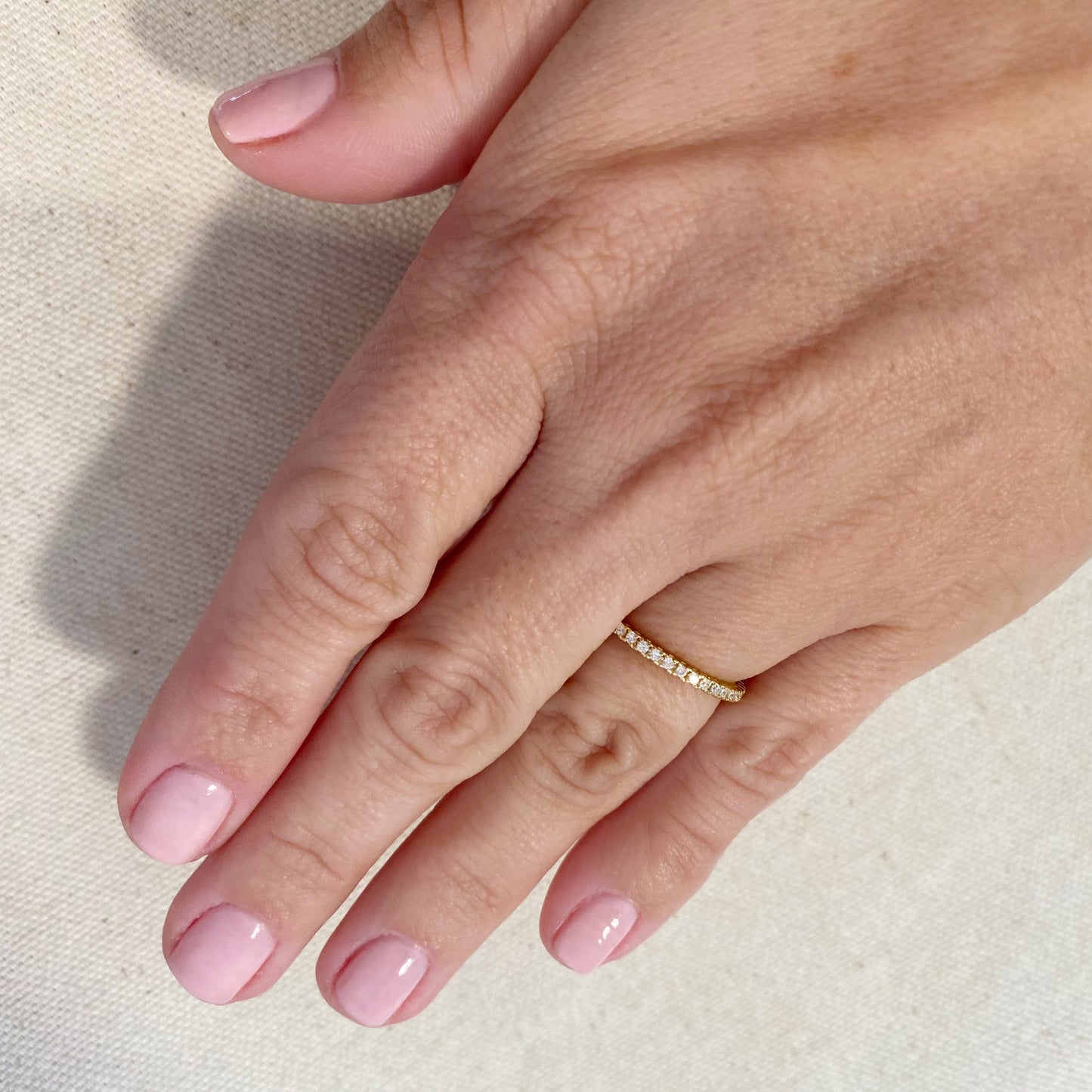 Eternity Micro Cubic Zirconia Stone Ring