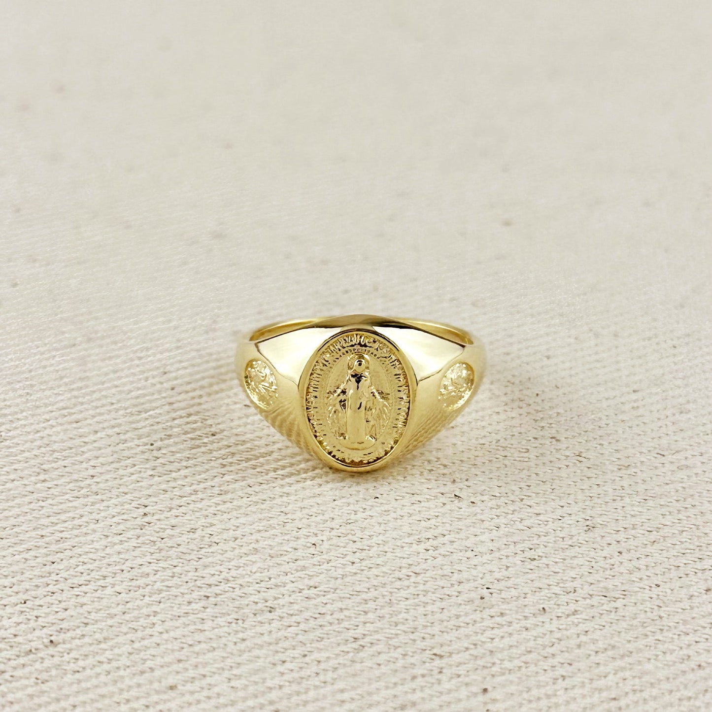 Miraculous Medal Signet Ring