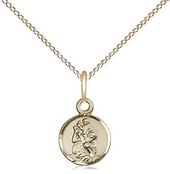 Dainty St. Christopher Necklace B
