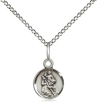 Dainty St. Christopher Necklace B