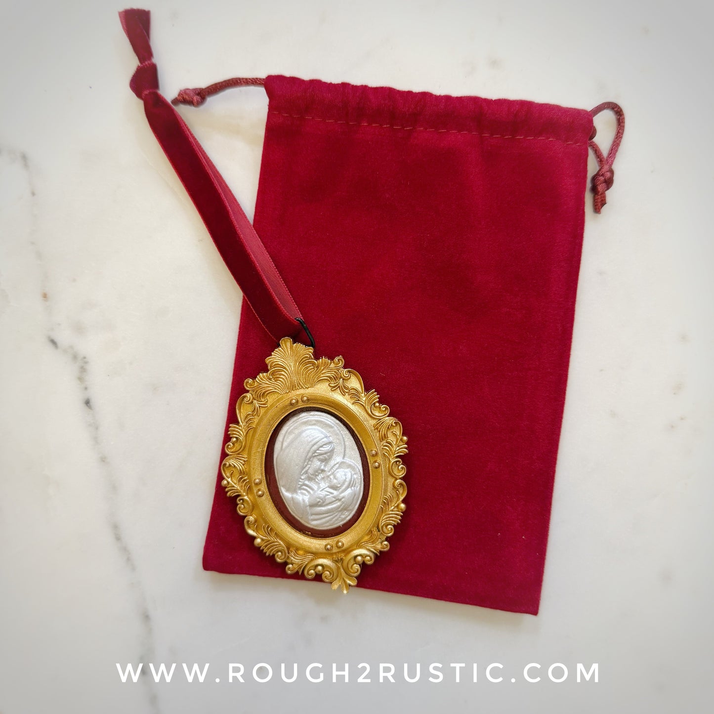 Gold Framed Intaglio Ornaments