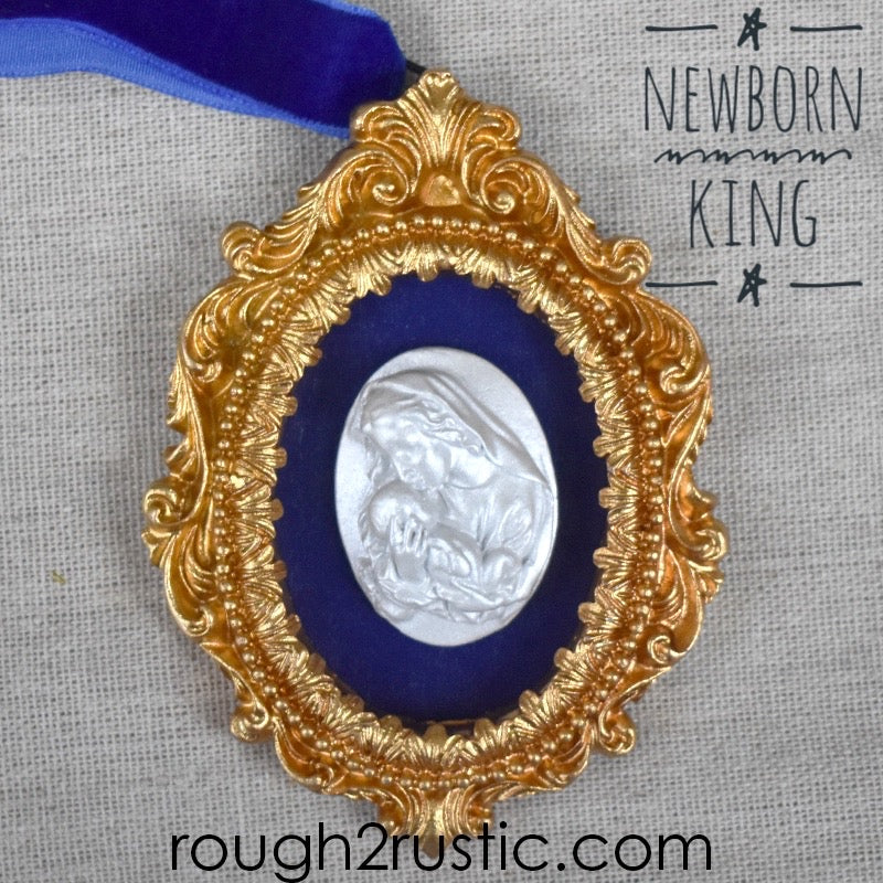 Gold Framed Intaglio Ornaments