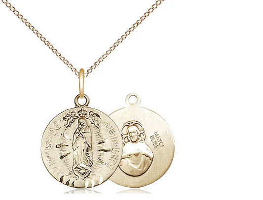 Dainty Our Lady of Guadalupe Necklace B