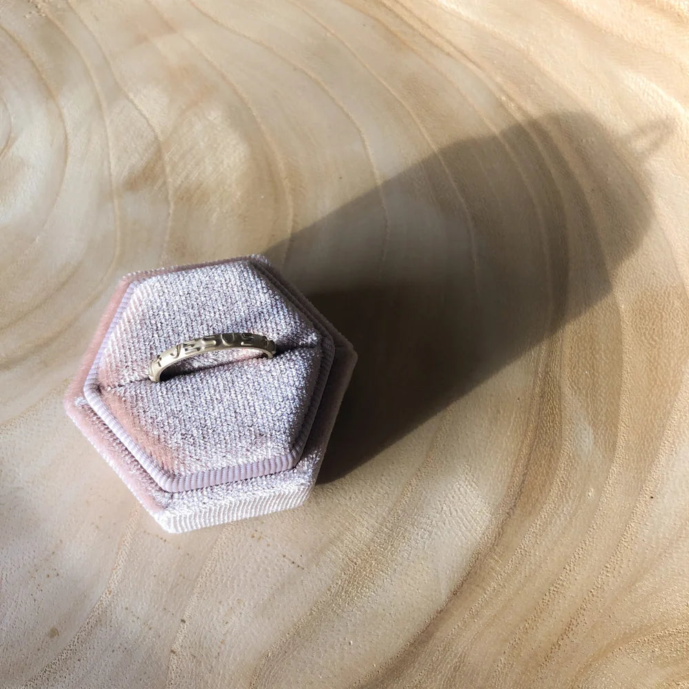 Divine Mercy Ring - Solid Gold