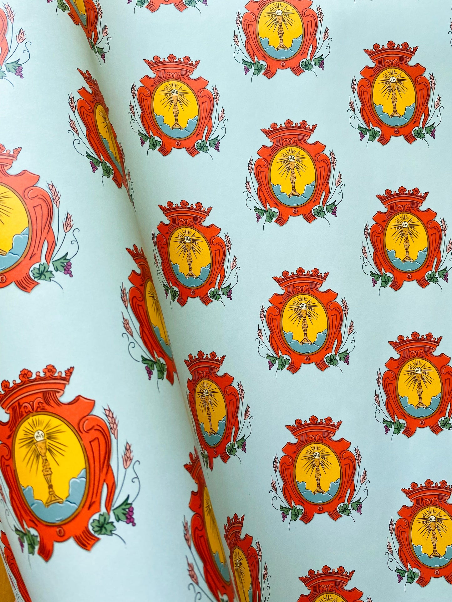 5 Catholic Eucharist Adoration Wrapping Paper Sheets