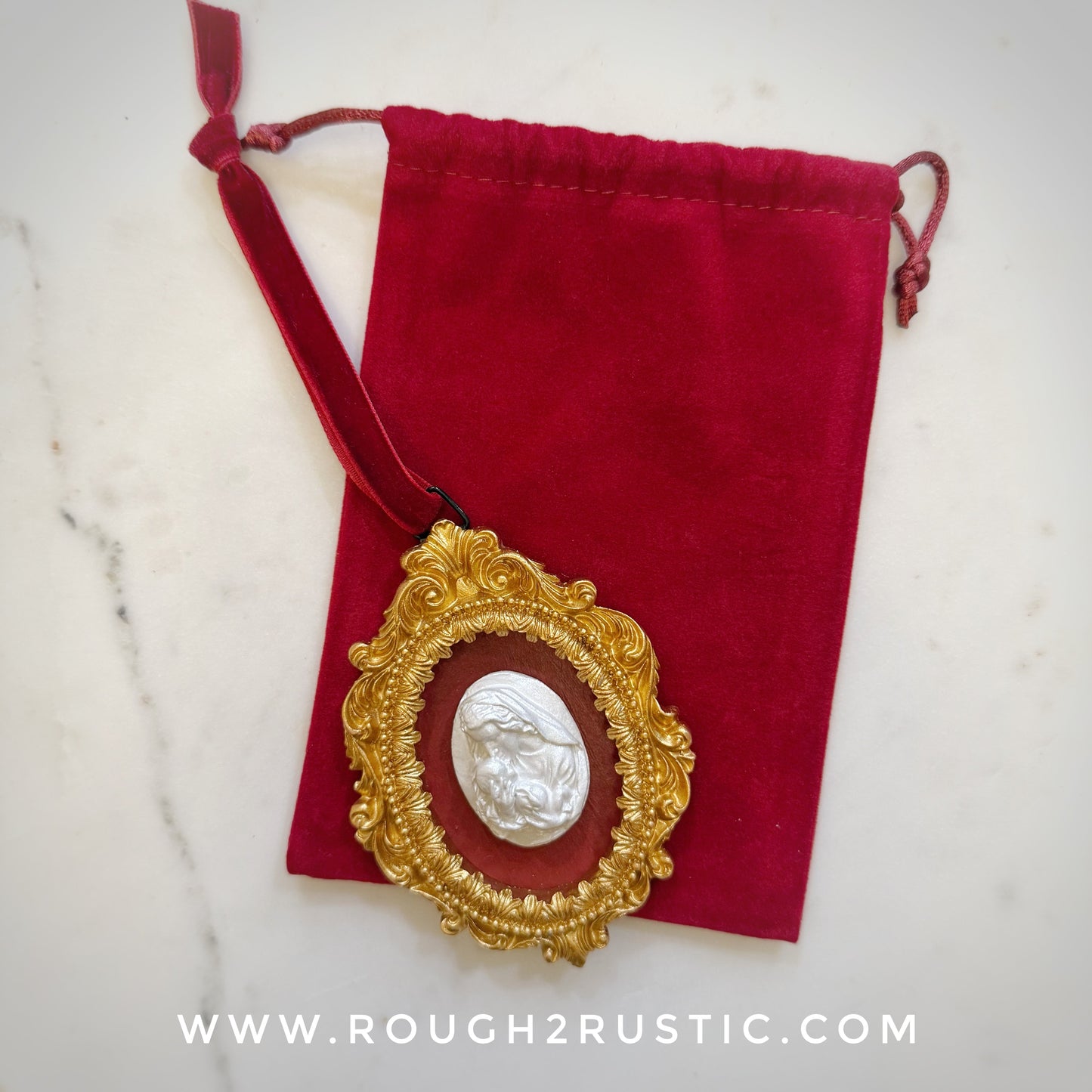 Gold Framed Intaglio Ornaments