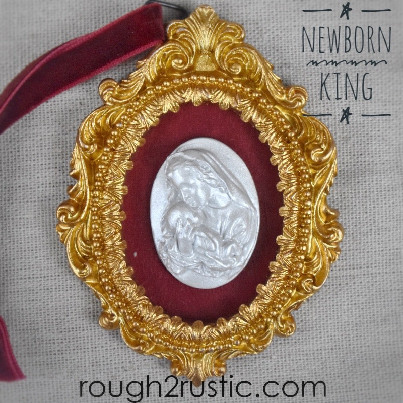 Gold Framed Intaglio Ornaments