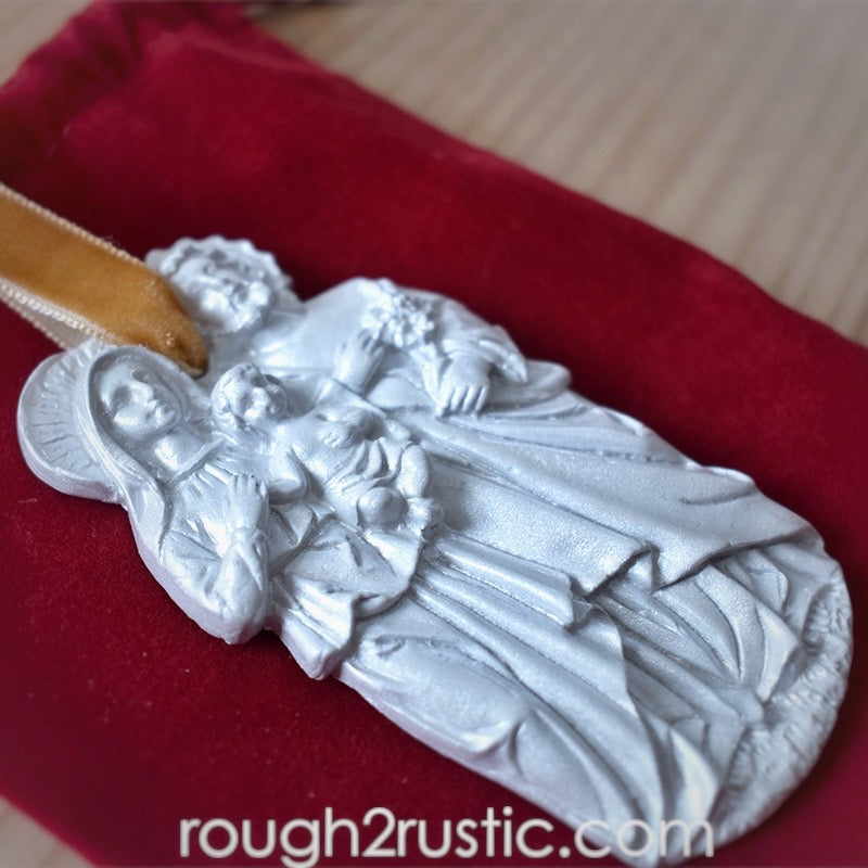 Holy Family Intaglio Ornament