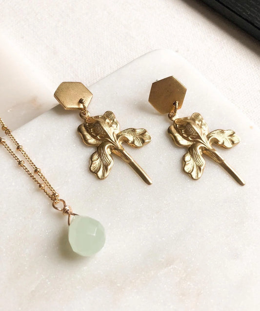 Iris Earrings