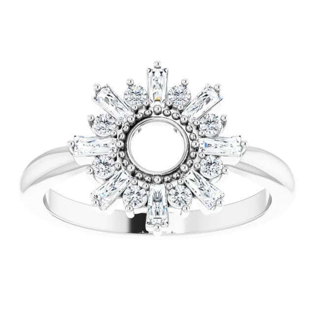 Diamond Monstrance-Inspired Ring