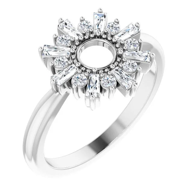 Diamond Monstrance-Inspired Ring