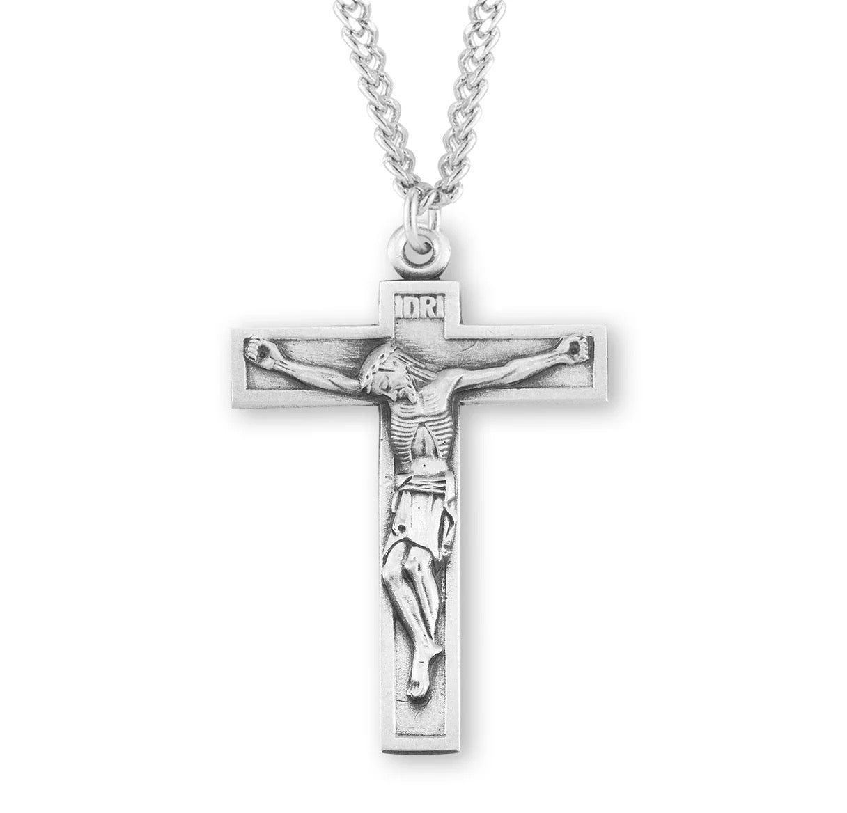 Men's Solid Sterling Crucifix